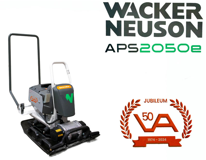 Trilplaat Wacker APS 2050e Jubileumeditie | Visser Assen