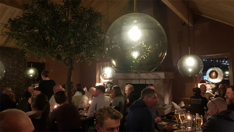 Visser Assen in Italiaans restaurant in Zweden | Visser Assen