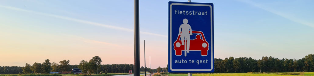 Verkeersbord fietsstraat | Visser Assen