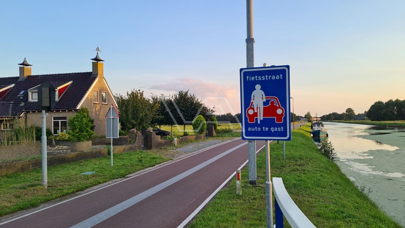 Fietsstraat in Assen | Visser Assen