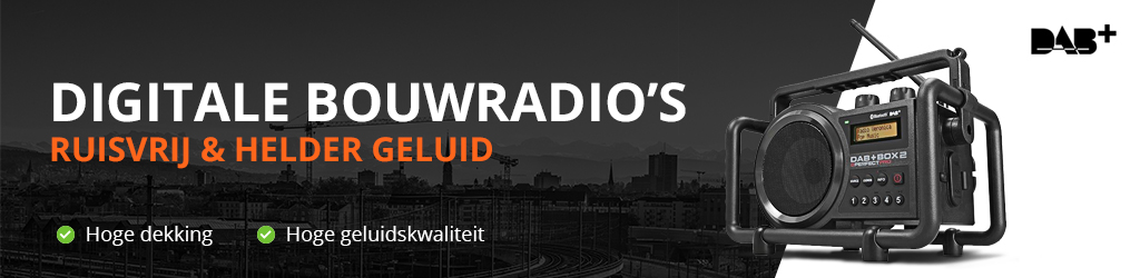 Digitale bouwradio DAB plus