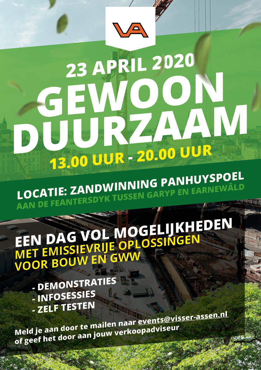 Flyer evenement Gewoon Duurzaam