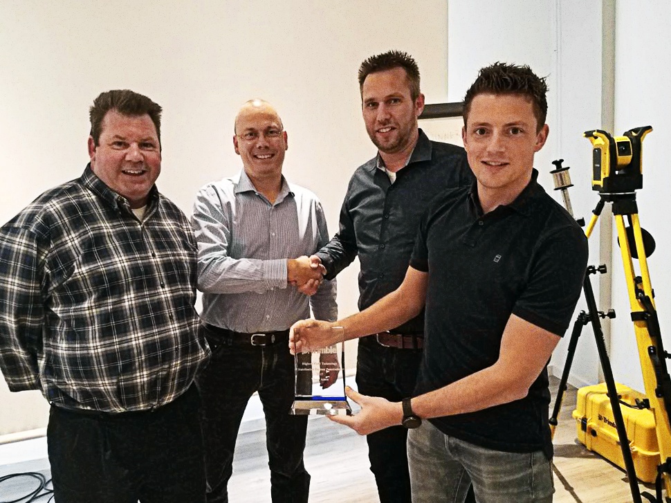 Visser Assen ontvangt hoge onderscheiding Trimble