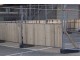 Bouwhek combi cityfence hek met houten paneel 2,16x2m