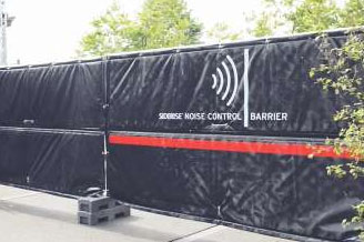 Bouwhekdoek Noise Control Barrier voor een stille bouwplaats