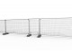 Bouwhek loopdeur 2 x 1.2m | voorverzinkt 
