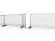 Bouwhek loopdeur 2 x 1.2m | voorverzinkt 
