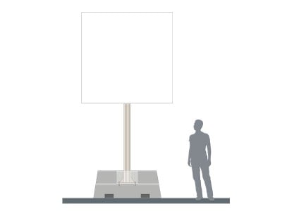 De Teaser, het mobiele projectbord (OCCASION)