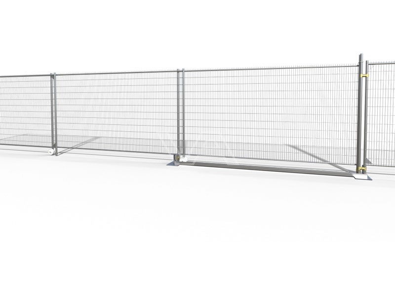 Bouwhek mobiele schuifpoortconstructie | Heras 