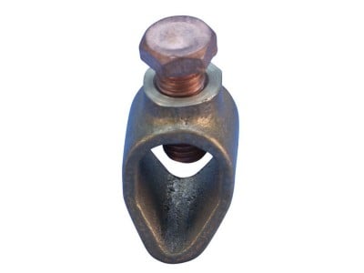 Aardpen aansluitklem 12 mm brons