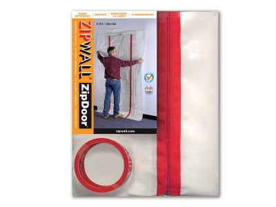 Zipwall stofdeur brandveilig