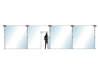 Stofscherm Zipwall Screen 5