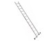 Ladder met rechte voet + balk 1x12 sporten | Euroline