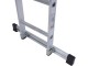 Ladder met rechte voet + balk 1x12 sporten | Euroline