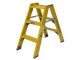 Dubbele trapladder kunststof 2x3 treden | Staltor