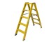 Dubbele trapladder kunststof 2x5 treden | Staltor