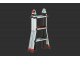 Vouwladder Altrex Varitrex TelePRO+ 4x4 sporten