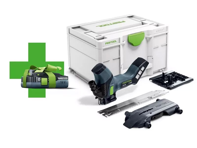 Festool accu isolatiezaag + gratis 4,0 Ah accu ISC 240 EB-Basic-4,0