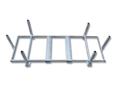 Rijplatenrek voor 25 rijplaten 3x1m | Zwaar model