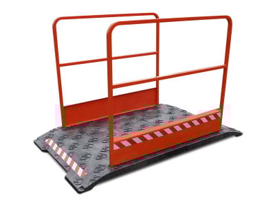 Loopbrug kunststof incl. leuningen