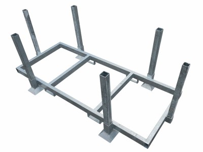 Rijplatenrek voor rijplaten 2 x 0.80 m