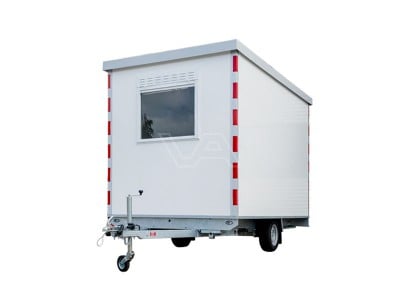 Schaftkeet Brouwer S-350 3.5m + inrichting RAL 9010