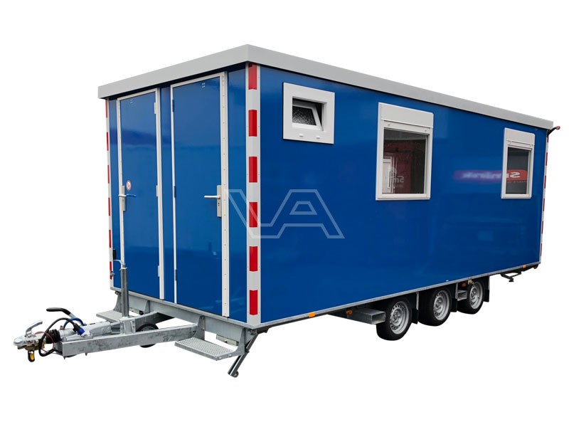 Schaftkeet Brouwer STBK-600 6.0m + magazijnruimte en WC