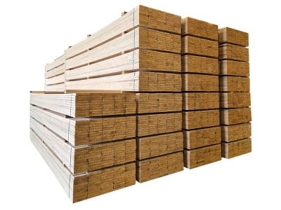 Steigerplank C18 Gekramd 3 meter