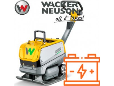 Trilplaat Wacker Neuson op accu