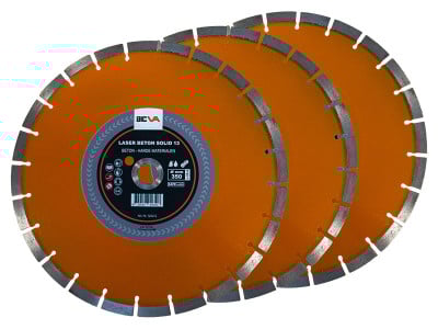 Diamantzaagblad Beton Solid Actieset ø 350 x 25.4 | 3 stuks