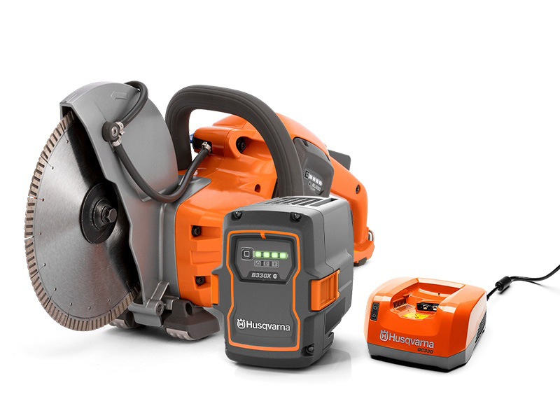 Bandenzaag Husqvarna K535i + accu BLi 300 + snellader