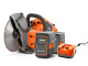 Bandenzaag Husqvarna K535i + 2x accu BLi 300 + snellader