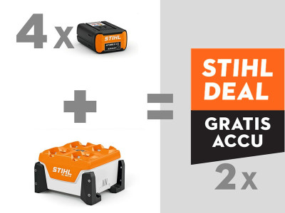 Powerdeal Stihl 6 x a AP 500s en Multilader