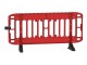 Afzethek Kunststof Titan 2m rood
