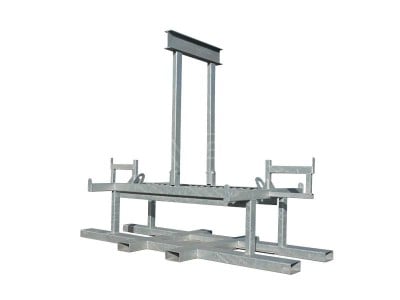 Opslagrek afzethekken en verkeersborden 120x250cm