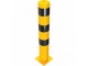 Beschermpaal ø 152 mm geel/zwart 100 cm met voetplaat