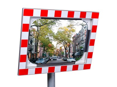 Verkeersspiegel polycarbonaat rechthoek