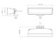 Werklamp LED RFT Tralert plat 2880 lumen 30 watt 10 - 30 volt