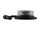 LED R65 low base zwaailamp amber/transp. magneetmontage 12/24 volt