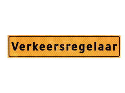 Verkeersregelaar sticker 