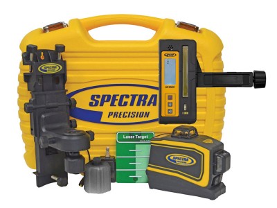 Kruislijnlaser Spectra LT58G Groen met handontvanger Spectra HR1220 