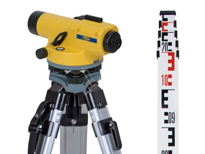 Waterpasinstrument Spectra AL20M met statief en telebaak 5m