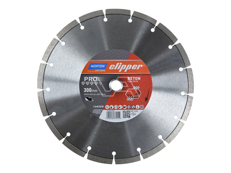 Diamantzaagblad Clipper PRO Beton - asgat 20 mm 