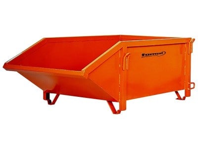 Puinbak gelakt 1000 liter stapelbaar