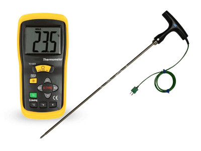 Temperatuurmeter TE1000 met priksensor Asfalt