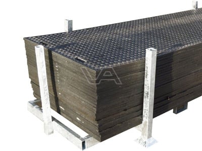 Rijplaten kunststof DES 3 x 1m 20mm | 20 stuks in rek 