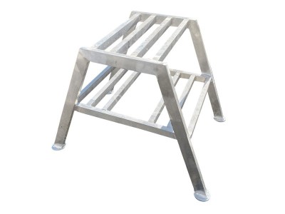Stuctrap aluminium 2 x 2 treden 50 cm