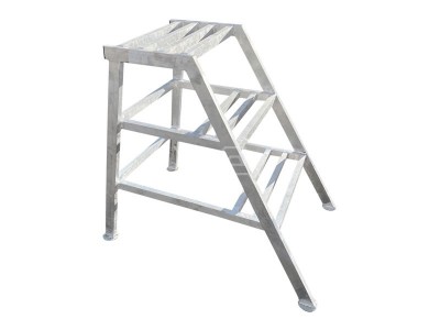 Stuctrap aluminium 3 treden 75 cm