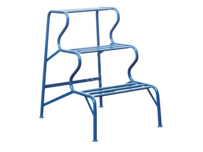 Stuctrap blauw 3 treden