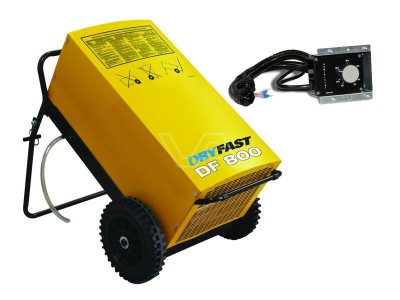 Bouwdroger Dryfast DF 800F met ingebouwde hygrostaat